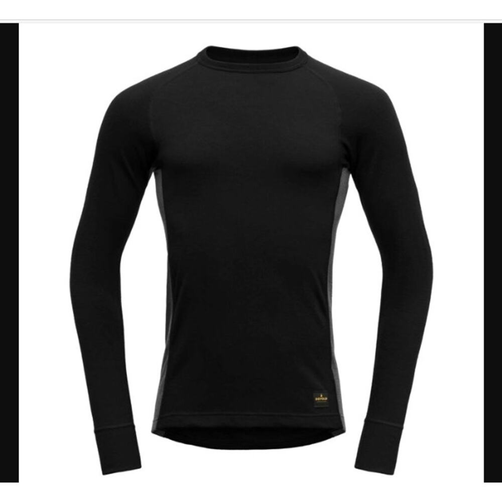 New NWT Devold Black Wool Underwear‎ Base Layer Size Large Fire Resistant